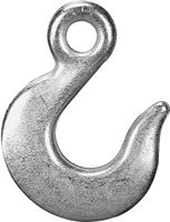 Campbell T9101624 Eye Slip Hook, 3/8 in, 5400 lb Working Load, 43 Grade, Steel, Zinc