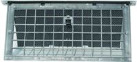 Witten Vent PMD-1BLACK Foundation Vent, 72 sq-in Net Free Ventilating Area, Mesh Grill, Polypropylene, Black Oxide, Pack of 12