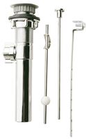 Plumb Pak PP22070 Lavatory Pop-Up Assembly, 1-1/4 in Connection, Plastic, Chrome