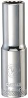 DeWALT DWMT74536OSP Drive Socket, 1/2 in Socket, 1/2 in Drive, 12-Point, Vanadium Steel, Polished Chrome