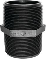 Green Leaf M 3400 P Pipe Nipple, 3/4 in, MNPT, Black, Pack of 5