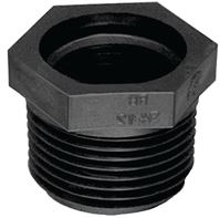 Green Leaf RB200-112P Reducing Pipe Bushing, 2 x 1-1/2 in, MPT x FPT, Black