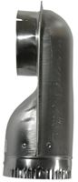 Builders Best SAF-T-DUCT 010155 Offset Elbow, 4.2 in Connection, Male x Female Thread, Aluminum