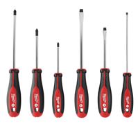 Milwaukee 48-22-2706 Screwdriver Kit, 6-Piece, Specifications: Phillips and Slotted Tip, 5/16 in Tip Size