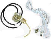 Jandorf 60304 Pull Chain Switch, 250 V, 3 A, Brass