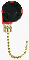 Jandorf 60303 Pull Chain Switch, 250 V, 3 A, Brass