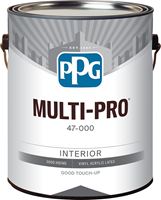 PPG MOPAKO PRO 47-510/01 Interior Paint, Semi-Gloss, White, 1 gal, 400 sq-ft Coverage Area, Pack of 4