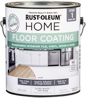 Rust-Oleum 357671 Concrete Floor Coating, Ultra White, 1 gal