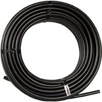 Raindrip 061005P Drip Watering Hose, 0.69 in ID, 50 ft L, Polyethylene, Black