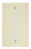 Leviton 000-78014-000 Wallplate, 4-1/2 in L, 2-3/4 in W, 0.22 in Thick, 1 -Gang, Thermoset, Light Almond, Smooth