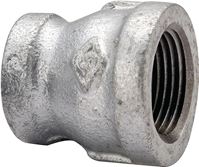 ProSource 24-11/2X3/4G Reducing Pipe Coupling, 1-1/2 x 3/4 in, Threaded, Malleable Steel, SCH 40 Schedule