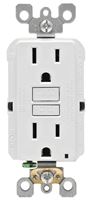 Leviton M02-GFNT1-03W GFCI Receptacle/Outlet, 125 V, 15 A, NEMA: NEMA 5-15R, White