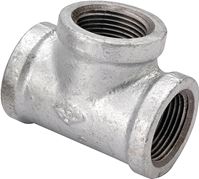 ProSource 11A-1/4G Pipe Tee, 1/4 in, FIPT, Malleable Steel, SCH 40 Schedule, 300 psi Pressure