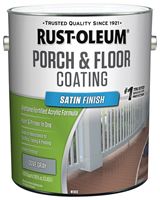 Rust-Oleum 320417 Porch and Floor Coating, Dove Gray, Liquid, 1 gal, Can, Pack of 2