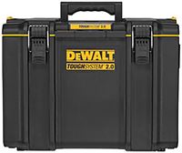 DeWALT ToughSystem 2.0 Series DWST08400 Extra Large Tool Box, 110 lb, Plastic, Black