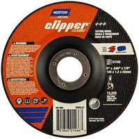 Norton Clipper Classic A AO Series 70184601466 Cut-Off Wheel, 5 in Dia, 0.045 in Thick, 7/8 in Arbor, 1/EA