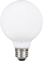 Sylvania 40765 Natural LED Bulb, Globe, G25 Lamp, 40 W Equivalent, E26 Lamp Base, Dimmable, Frosted, Soft White Light