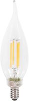 Sylvania TruWave Series 40773 LED Bulb B10 Lamp, B10 Lamp, 60 W Equivalent, E12 Candelabra Lamp Base, Dimmable, Clear