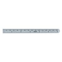 General 305ME Precision Measuring Ruler with Graduations, SAE/Metric Graduation, Stainless Steel, Black, 15/32 in W