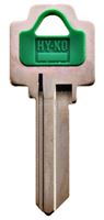Hy-Ko 13005WR5 Key Blank, Brass/Plastic, Nickel, For: Weiser Cabinet, House Locks and Padlocks, Pack of 5