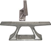 Multinautic 15110 Dock Cleat, Cast Aluminum, Pack of 6