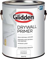 Glidden GLDPIN60WH/01 Interior Drywall Primer, Flat, White, 1 gal, Can, Pack of 4