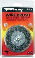 Forney 72736 Wire Wheel Brush, 3 in Dia, 0.008 in Dia Bristle