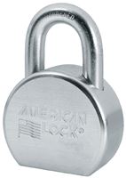 American Lock A702 Padlock, Keyed Different Key, 7/16 in Dia Shackle, 1-1/16 in H Shackle, Boron Steel Shackle, Zinc