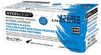 Petoskey Plastics FG-P9934-28B Painter Plastic, 150 ft L, 9 ft W, Clear