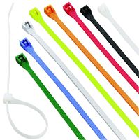 Calterm 73240 Cable Tie, 6/6 Nylon, Assorted