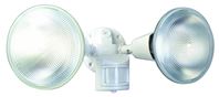 Designers Edge L5999WH Flood Light, 120 V, 240 W, 2-Lamp, Incandescent Lamp, Plastic Fixture