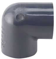 Lasco 808007BC Pipe Elbow, 3/4 in, FIP, 90 deg Angle, PVC, SCH 80 Schedule