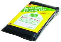 Warps SSC-20 Tarpaulin, 20 ft L, 20 ft W, 3 mil Thick, Plastic, Black, Pack of 6