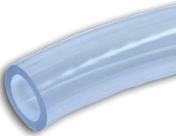 Abbott Rubber T10005011 Tubing, 1/2 in, PVC, Clear, 75 ft L