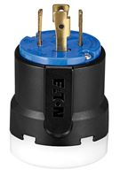 Arrow Hart AHCL1530P Ultra-Grip Locking Plug, 3 -Pole, 30 A, 250 VAC, NEMA: NEMA L15-30, Black/Blue