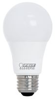 Feit Electric OM60/930CA10K/10 LED Lamp, General Purpose, A19 Lamp, 60 W Equivalent, E26 Lamp Base, Bright White Light