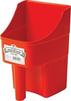 Little Giant 150408 Feed Scoop, 3 qt Capacity, Polypropylene, Red, 6-1/4 in L