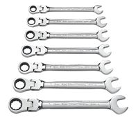 GearWrench 9900D Wrench Set, 7-Piece, Steel, Specifications: Metric Measurement