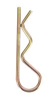 Koch 4022613 Wire Hair Pin Clip, 4 in L, Yellow Zinc