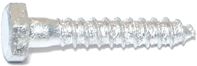 Midwest Fastener 05556 Lag Screw, 1/4-10 Thread, 1-1/2 in OAL, 2 Grade, Galvanized Steel, SAE Measuring