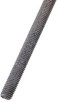 National Hardware N825-004 Threaded Rod, 72 in L, A Grade, Steel, Galvanized, UNC Thread, 2/PK