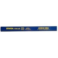 Irwin 66305SL Carpenter Pencil, Blue, 7 in L, Wood Barrel