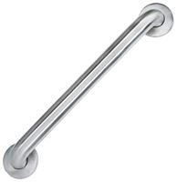 Boston Harbor SG01-01&0116 Grab Bar, 16 in L Bar, Stainless Steel, Wall Mounted Mounting