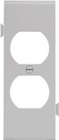 Eaton Wiring Devices STC8W Sectional Wallplate, 4-1/2 in L, 2-3/4 in W, 1 -Gang, Polycarbonate, White, High-Gloss