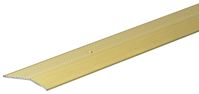 Frost King H1591FB6 Carpet Bar, 6 ft L, 2 in W, Fluted Surface, Aluminum, Gold, Satin