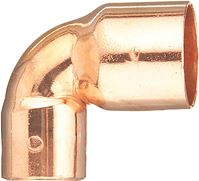 Elkhart Products 31274 Reducing Pipe Elbow, 1/2 x 3/8 in, Sweat, 90 deg Angle, Copper