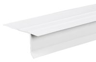 Amerimax 37154 Drip Edge, 10 ft L, Vinyl, White, Pack of 25