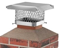 Shelter SCSS913 Chimney Cap, Stainless Steel, Fits Duct Size: 7-1/2 x 11-1/2 to 9-1/2 x 13-1/2 in