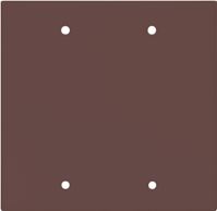 Eaton Cooper Wiring 2137 2137B-BOX Wallplate, 4-1/2 in L, 4.56 in W, 0.08 in Thick, 2 -Gang, Thermoset, Brown, Pack of 10