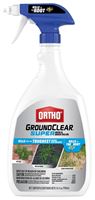 Ortho GroundClear 4653005 Weed and Grass Killer, Liquid, Light Yellow, 24 oz Bottle